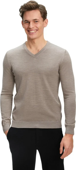 Falke Basic Apparel V-Ausschnitt Pullover capino mel (Herren)