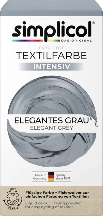 Simplicol Textilfarbe Intensiv elegantes grau, 1 Stück