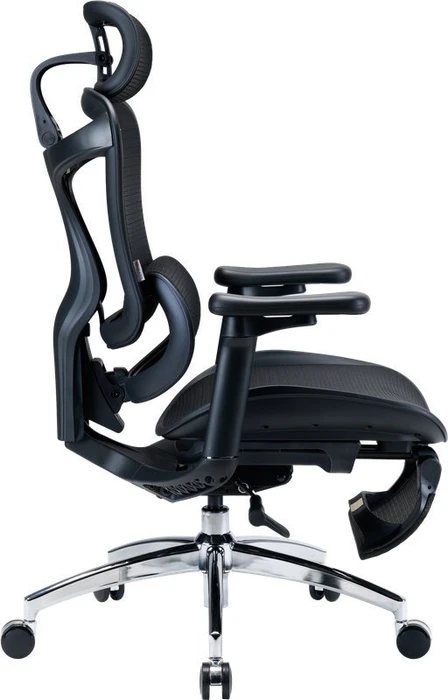 Sihoo Doro C300L Ergonomischer Bürostuhl mit Fußstütze, schwarz