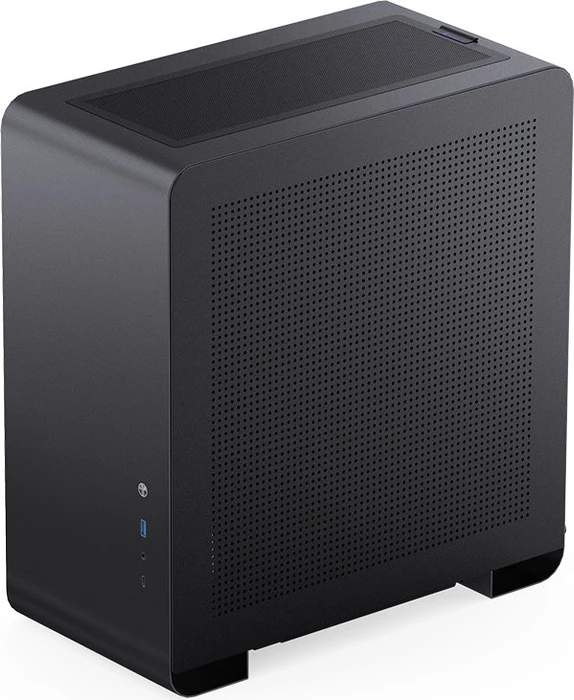 Jonsbo U4 Pro, schwarz, Glasfenster