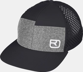 Ortovox Logo Air Trucker Kappe black raven