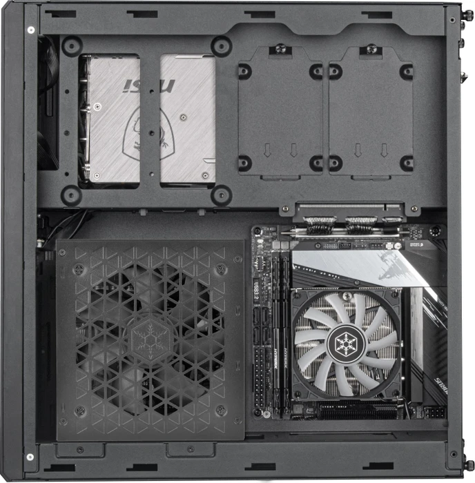 SilverStone Milo ML12, schwarz, Mini-ITX