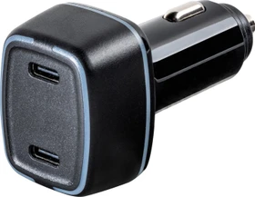 Vivanco Super Fast Power Delivery Car Charger 54W schwarz