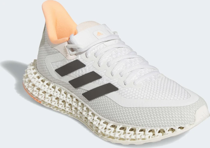 adidas 4DFWD 2 cloud white/night metallic/bliss orange (Damen)