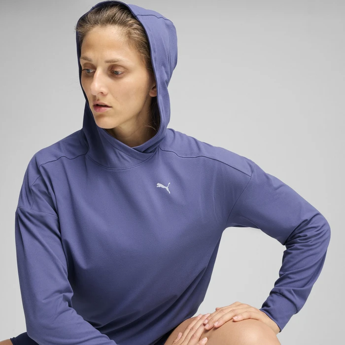 Puma Cloudspun Hoodie blue crystal (Damen)