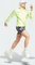 adidas Own The Run Allover Print Laufhose kurz white/black/grey six (Herren) Vorschaubild