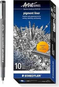 Staedtler Pigmentliner 308 0.2mm schwarz, 10er-Pack
