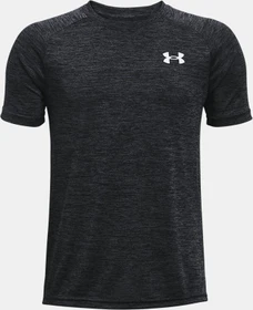 Under Armour Tech 2.0 Funktionsshirt kurzarm schwarz/weiß (Junior)