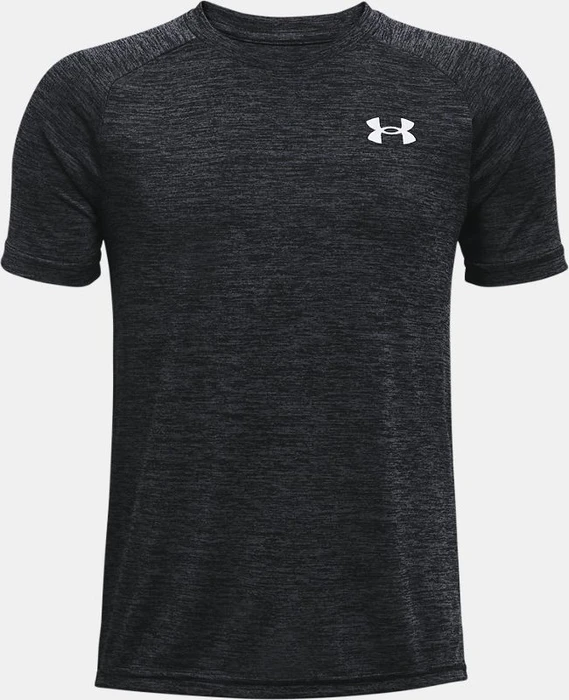 Under Armour Tech 2.0 Funktionsshirt kurzarm schwarz/weiß (Junior)