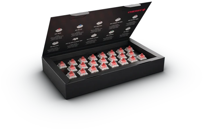 Cherry MX RGB RED Switch Kit, MX RGB RED 100Mio Switch Set, MX1A, 23er-Pack