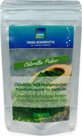 DRAK-Aquaristik Chlorella-Mikroalgenpulver, Standbodenbeutel, 50g