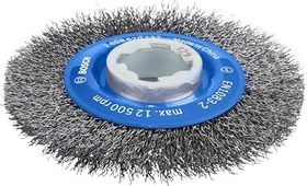 Bosch Professional X-LOCK Clean for Metal Scheibenbürste gewellt, 115x22.23mm, 1 Stück