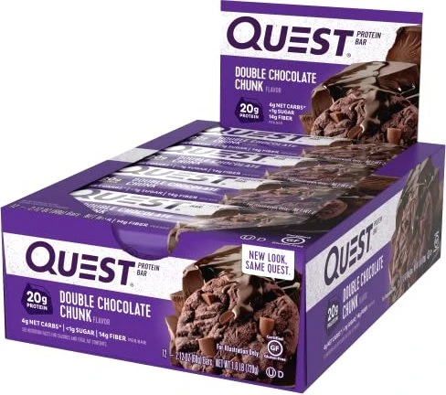 Quest Nutrition Protein Bar Double Chocolate Chunk 720g (12x 60g)