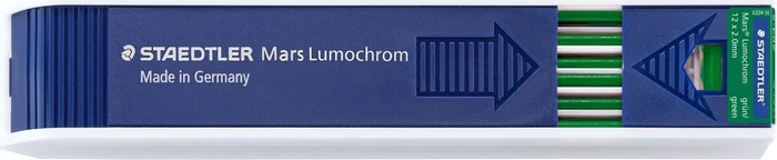 Staedtler Mars Lumochrom 204 Fallmine HB 2.0mm grün, 12er-Pack