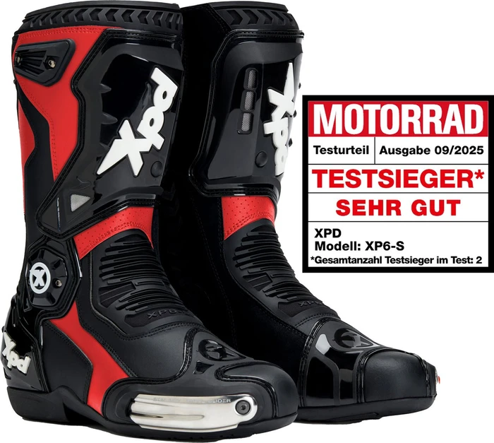 XPD Boots XP6-S schwarz/rot (S123-021)