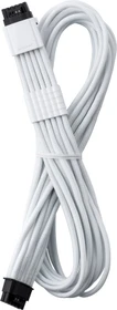 CableMod Universal Pro ModMesh, 12V-2x6 Kabel, StealthSense, natives 12V-2x6 Kabel, 1x 16-Pin PCIe 5.1 Stecker auf 16-Pin PCIe 5.1 Stecker, weiß, 60cm