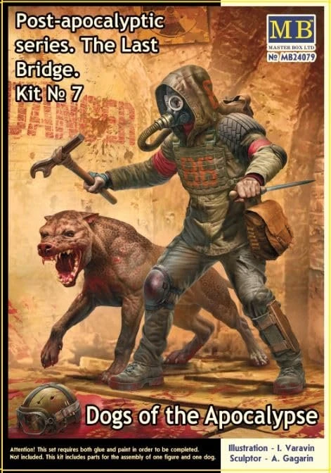Master Box Post-apocalyptic series: The Last Bridge - Kit No. 7. Dogs of the Apocalypse