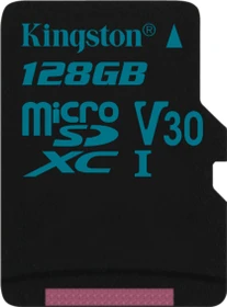 Kingston Canvas Go! R90/W45 128GB, UHS-I U3, Class 10