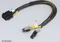 Akasa 4/8-Pin ATX12V Verlängerungskabel, 300mm, sleeved schwarz/gelb Vorschaubild