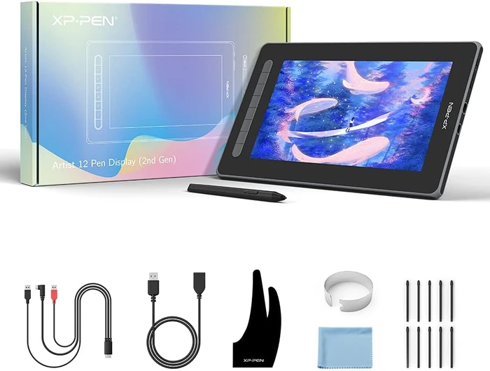 XP-Pen Artist 12 (2. Generation), schwarz