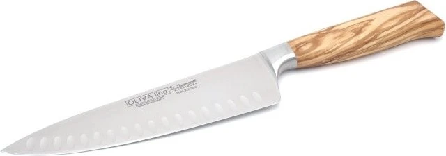 Burgvogel Oliva Line Schinkenmesser mit Kulle 20cm