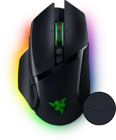 Razer Basilisk V3 Pro + Wireless Charging Puck, USB/Bluetooth