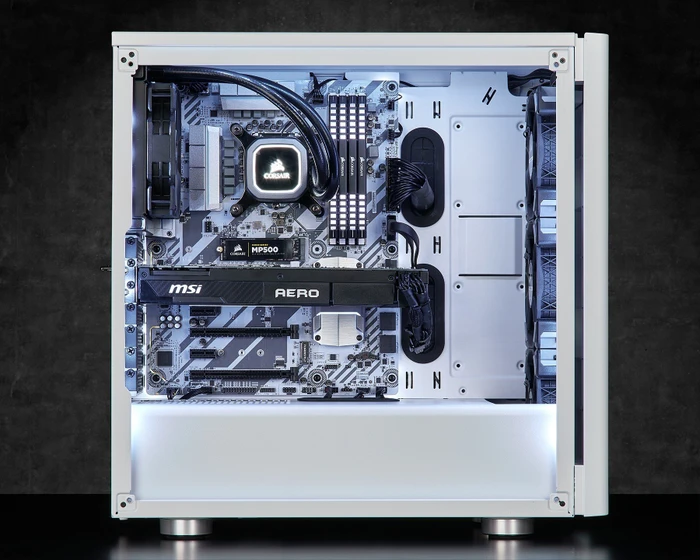 Corsair Carbide Series 275R, weiß, Glasfenster