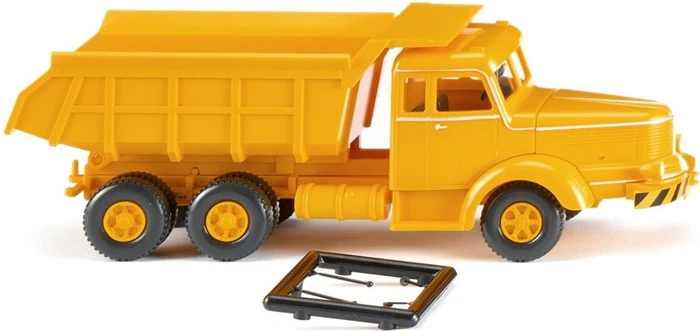 Wiking Klassik Edition Muldenkipper Krupp Titan verkehrsgelb