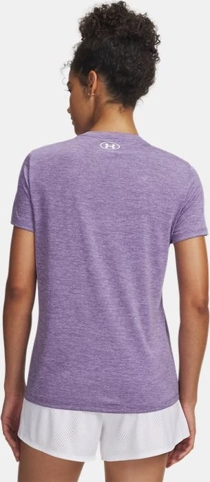 Under Armour Tech Twist Funktionsshirt kurzarm purple luxe/white (Damen)
