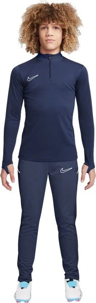 Nike Dri-FIT Football 1/4-Zip Funktionsshirt langarm midnight navy/white (Junior)