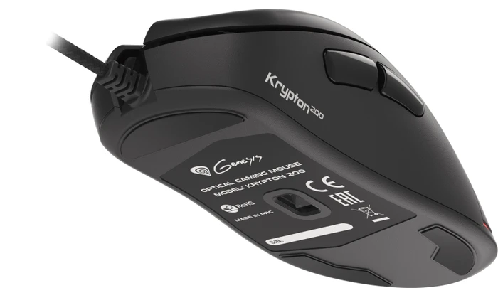 Genesis Krypton 200 Gaming Mouse schwarz, USB