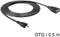 DeLOCK USB 2.0 Micro-B [Stecker] auf USB-A 2.0 [Buchse] Vorschaubild