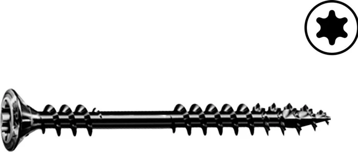 Spax BLAX Edelstahl rostfrei A2 T-STAR plus T20 Fassadenschraube, 4.5x43mm, 200 Stück