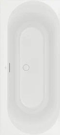 Villeroy & Boch Loop&Friends Oval Rechteck-Badewanne 170x75cm, stone white