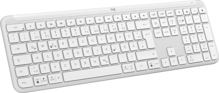 Logitech K950 Signature Slim, Off-White, Logi Bolt, USB/Bluetooth, DE