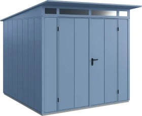 EcoStar Elegant Premiumline Typ 2 Gerätehaus taubenblau