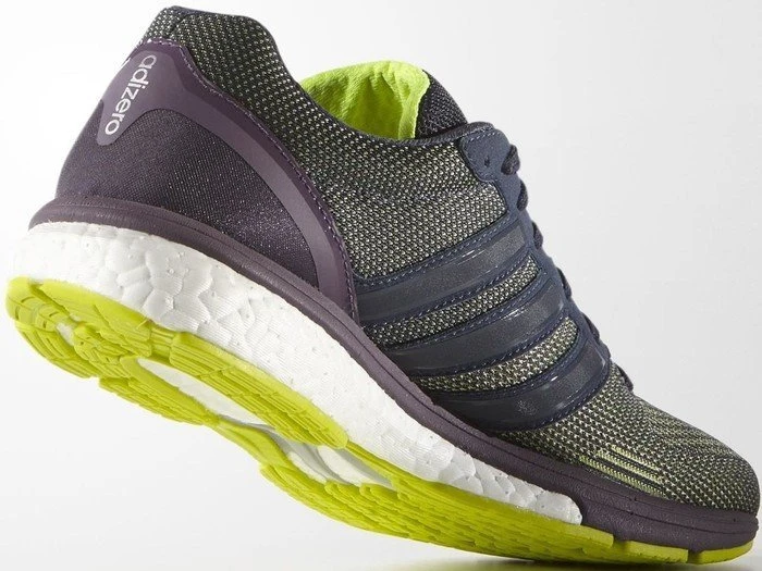 adidas Adizero Boston Boost 5 solar yellow/midnight grey/ash purple (Damen)