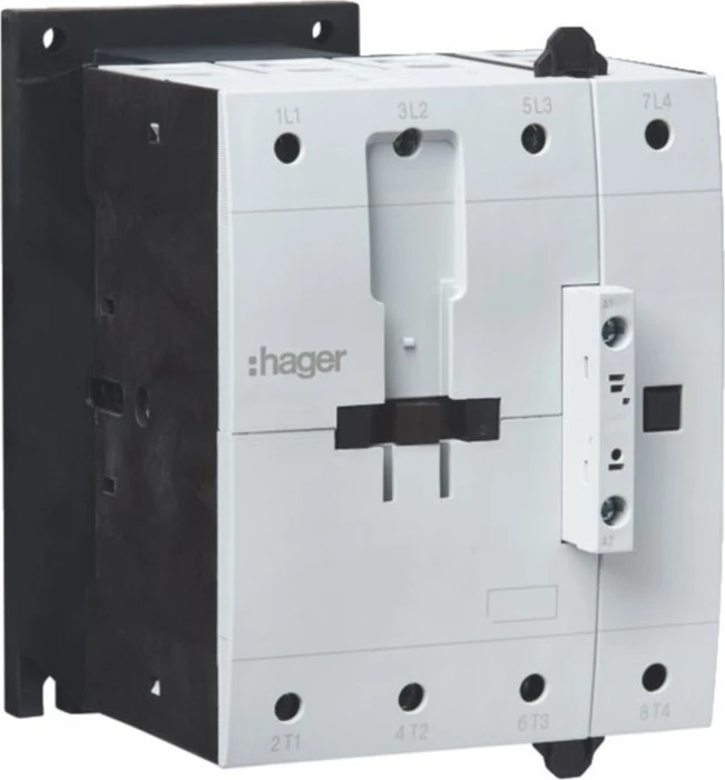 Hager Leistungsschütz 4P 160A bei AC-1 24VDC