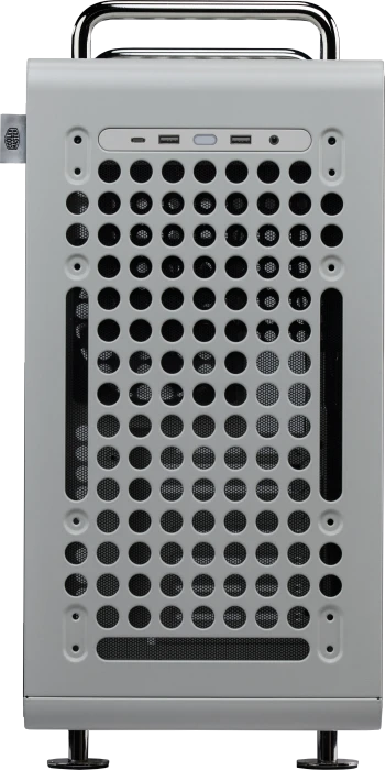 Cooler Master Qube 540 Moonstone, grau, Glasfenster