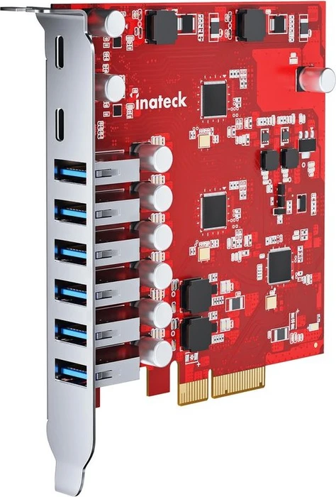 Inateck RedComets U22, 2x USB-C 3.1, 6x USB-A 3.1, PCIe 2.0 x4