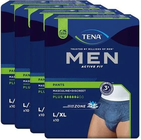 Tena Men Active Fit Pants Plus Schutzhose Größe L/XL,    40 Stück