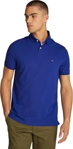 Tommy Hilfiger 1985 Regular Fit Poloshirt kurzarm wedge blue (Herren)