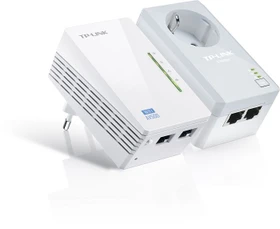 TP-Link AV500 Powerline Extender Starter Kit, Powerline/WLAN-Access Point und Powerline-Adapter Set, 2er-Bundle (TL-WPA4226KIT)