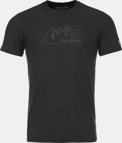 Ortovox 150 Cool Vintage Badge Funktionsshirt kurzarm black raven (Herren)