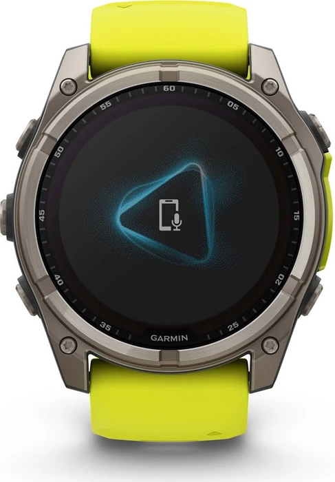 Garmin Fenix 8 51mm Sapphire Solar titanium/amp yellow-graphite