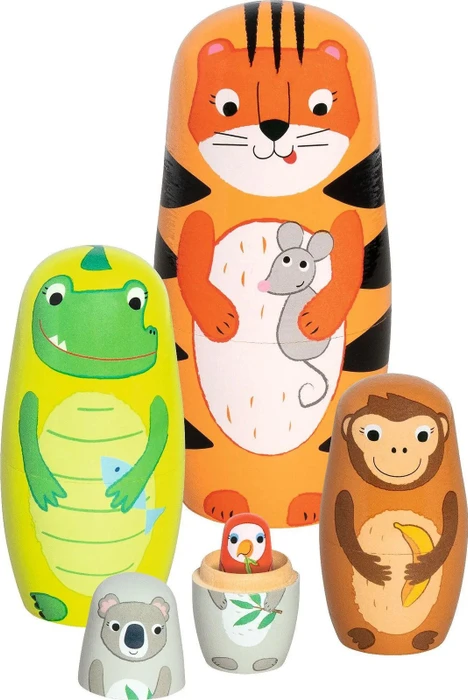 Goki Matroschka Puppen Tiger Tavi und Seine Freunde