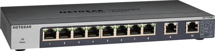 Netgear GS110 Desktop Gigabit Switch, 10x RJ-45