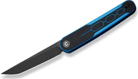 Civivi KwaiQ Flipper Taschenmesser milled blue/black g10/black stonewashed