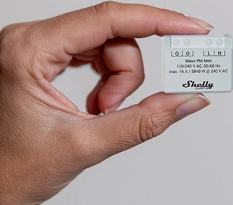 Shelly Qubino Wave PM Mini, 1-Kanal, Strommesssensor