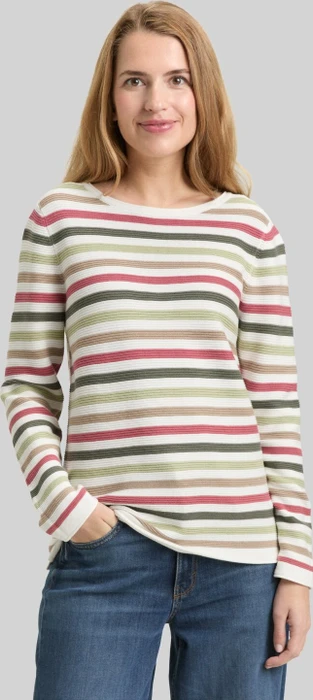 Tom Tailor Rundhalsausschnitt Strickpullover grün (Damen)
